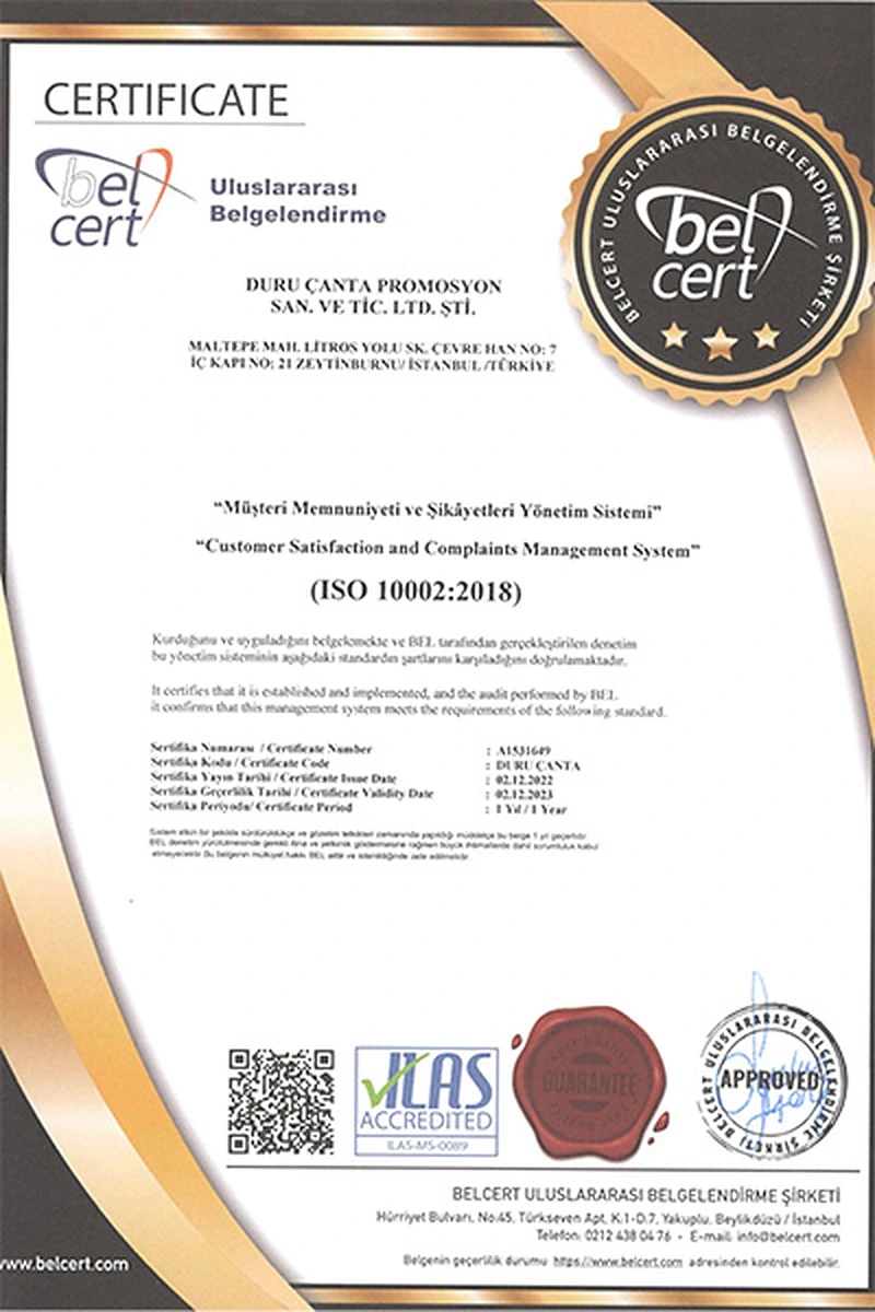 ISO 10002:2018 · Satisfaction client et gestion des réclamations