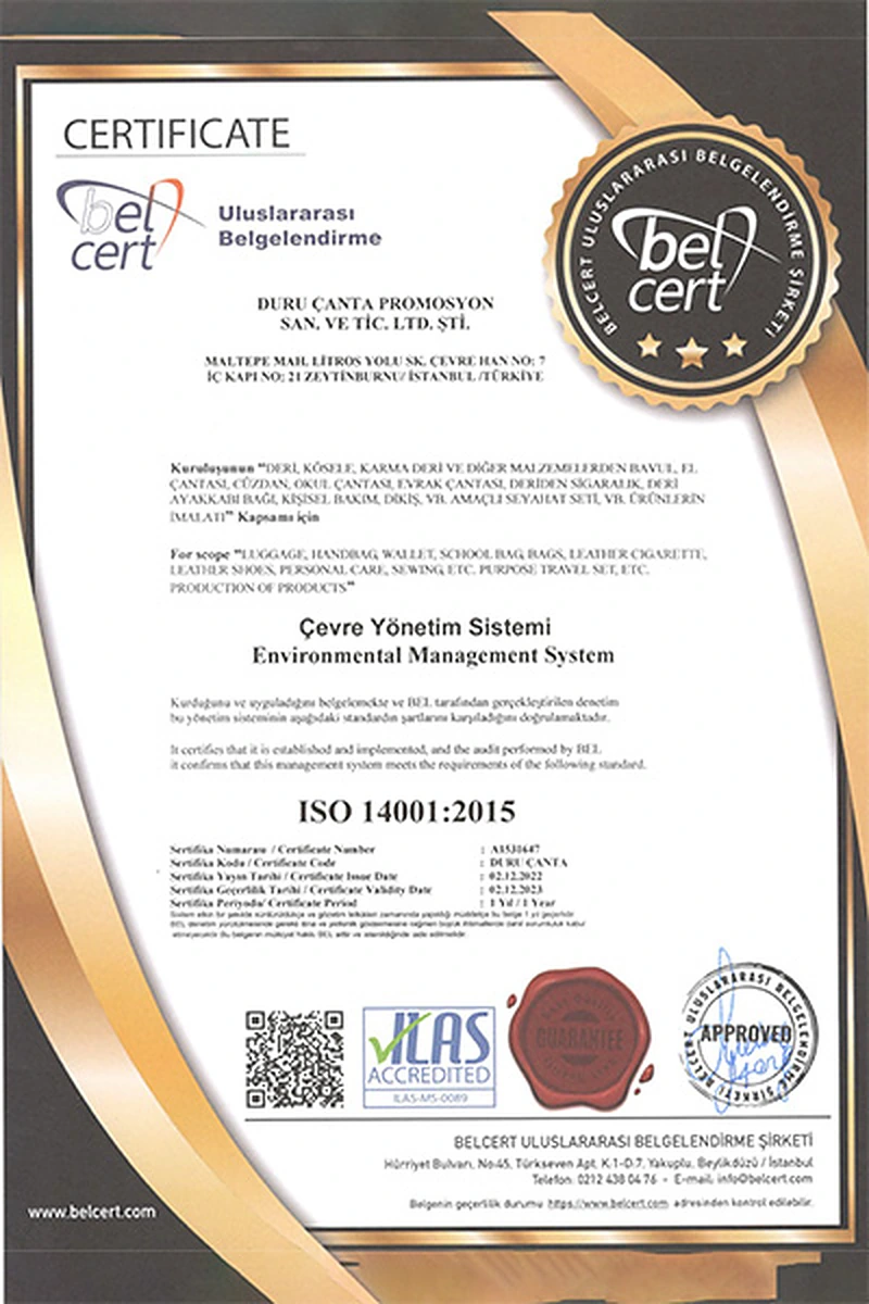 ISO 14001:2015 · Système de management environnemental