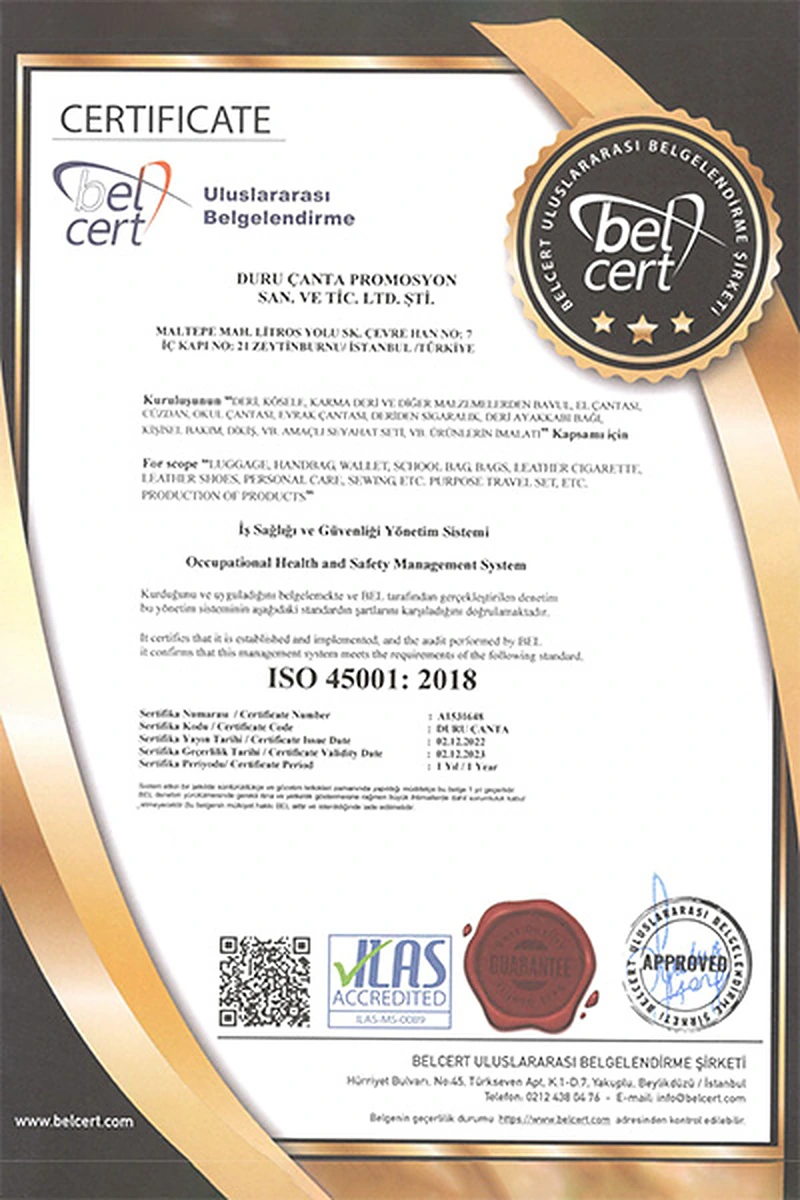 ISO 45001:2018 · Système de management de la santé et de la sécurité au travail