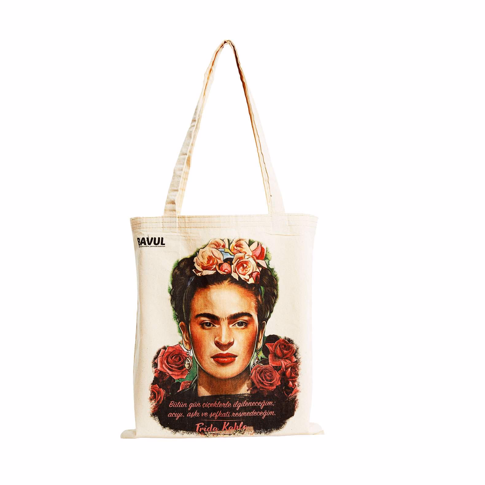Raw Cotton Tote Bag DH04 - Bez Çanta