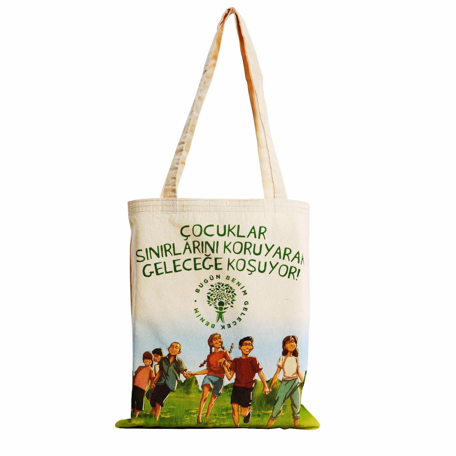 Raw Cotton Tote Bag DH08 - Bez Çanta