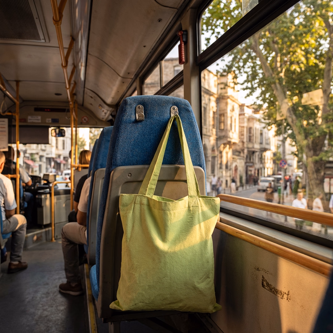 Raw Cotton Tote Bag DH10 - Bez Çanta